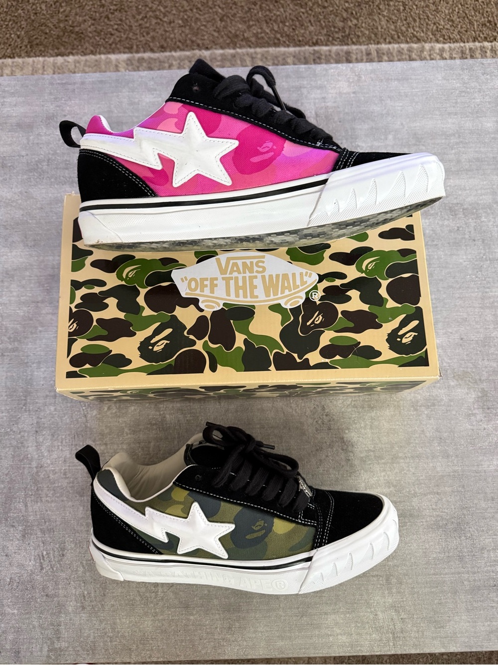 Bape Vans Knu Skool